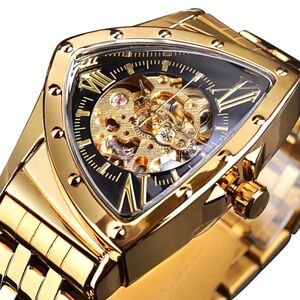 Forsining Mens  Big 43mm Waterproof  Triangle Luxury Watch. Great Gift Idea